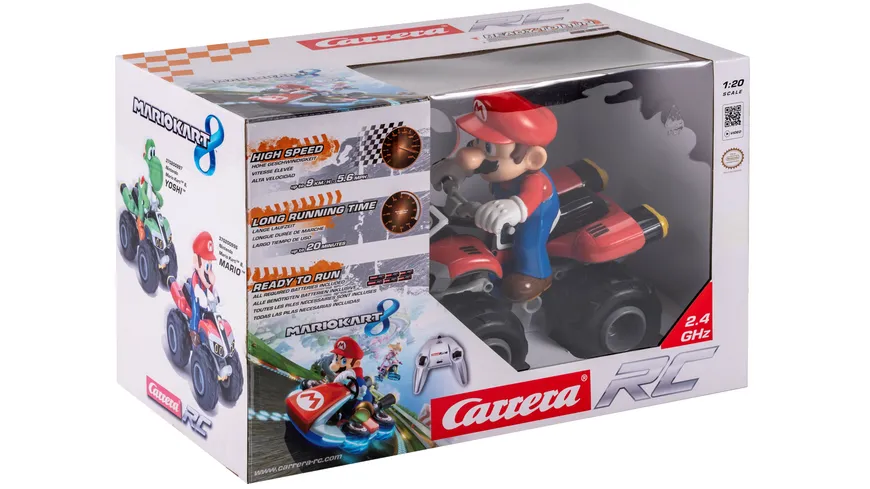 Carrera RC - 2,4GHz Mario Kart™, Mario - Quad
