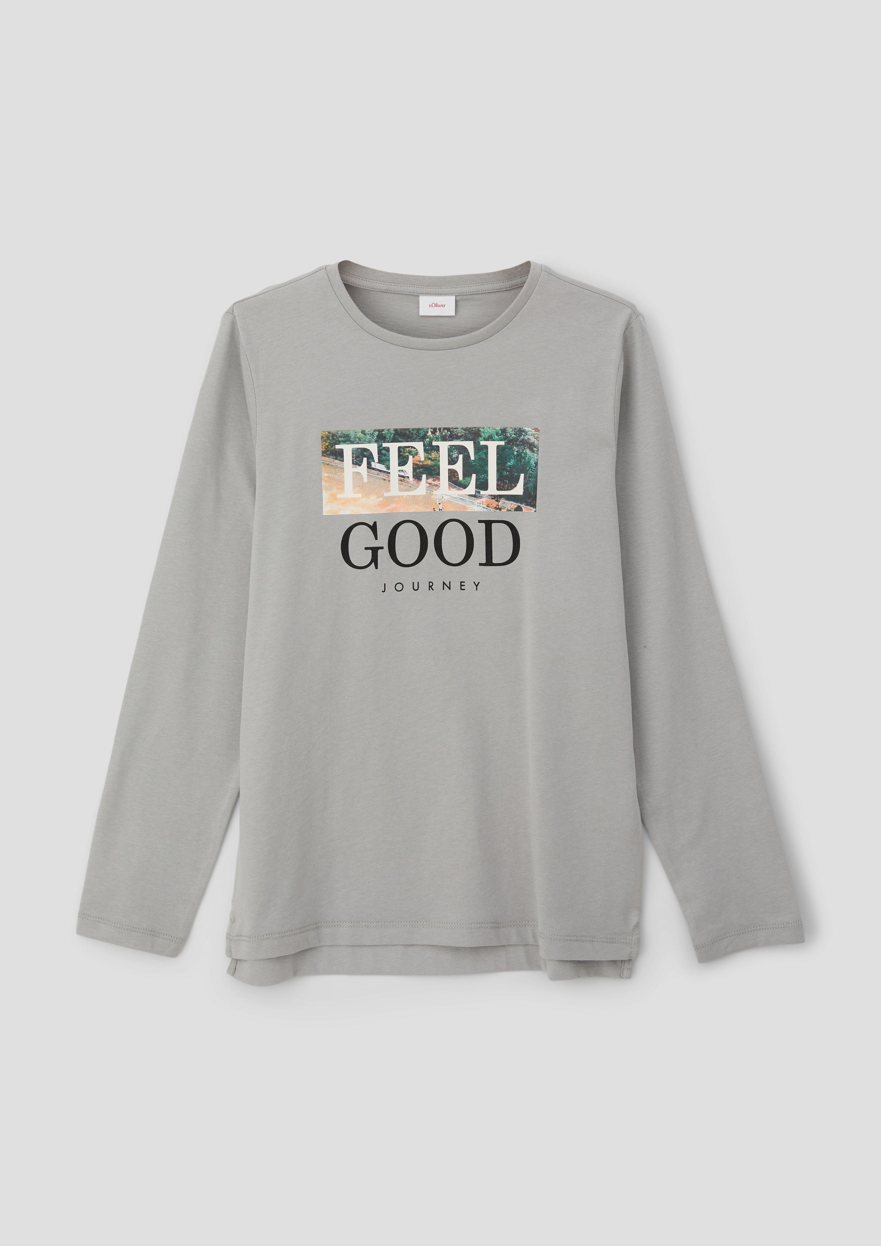 Langarmshirt mit Frontprint  2143074-9114