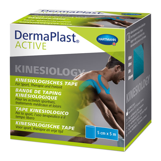 DERMAPLAST Active Kinesiology Tape 5 cmx5 m blau  1 St