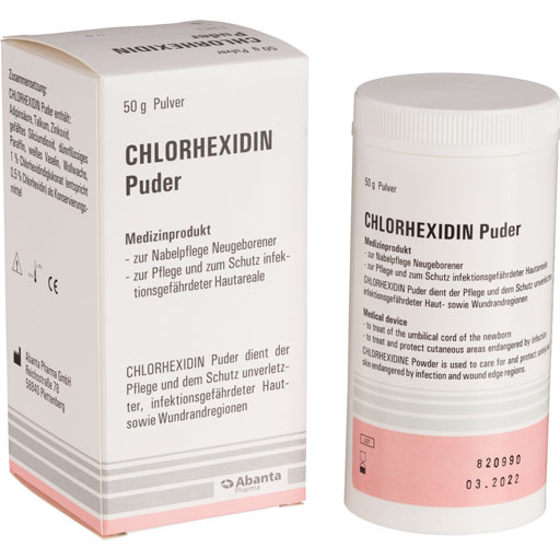 CHLORHEXIDIN Puder  50 g  Puder