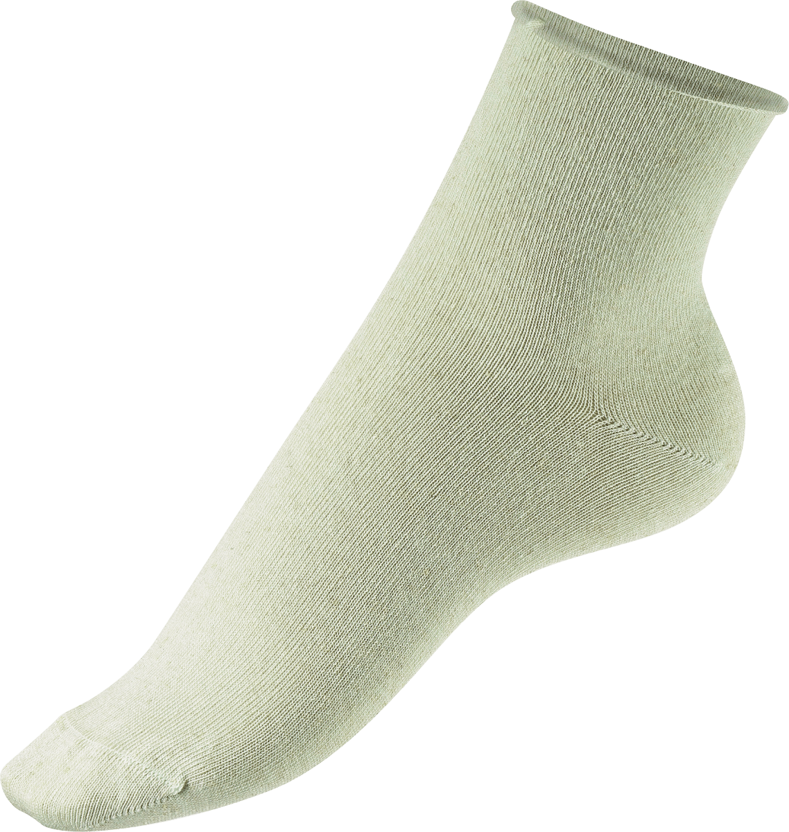 Socken mit Viskose-Leinen-Mischung grün Gr. 39-42, 1 St