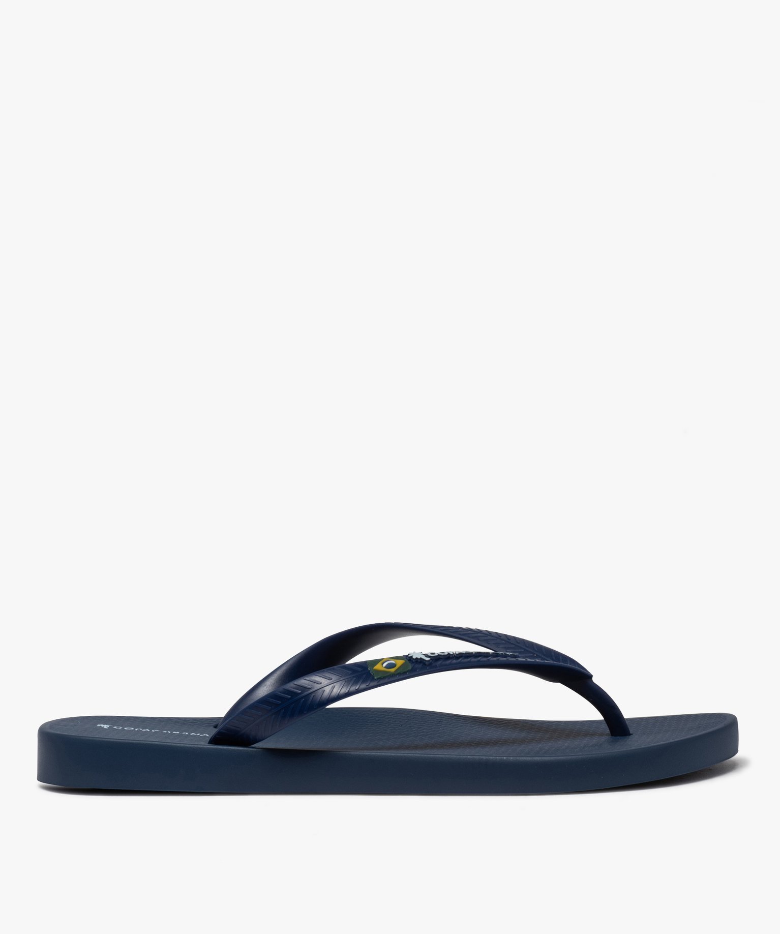 Tongs homme unies à bride souple - Copacabana marine | GEMO