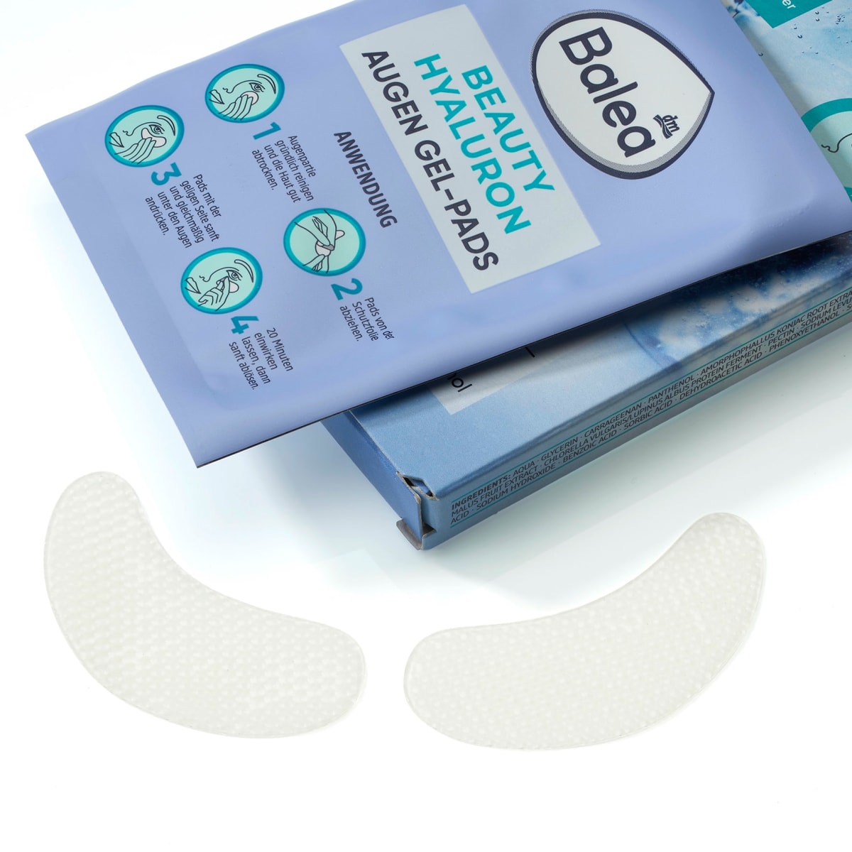 Augen Gel-Pads Beauty Hyaluron (3 Paar), 6 St