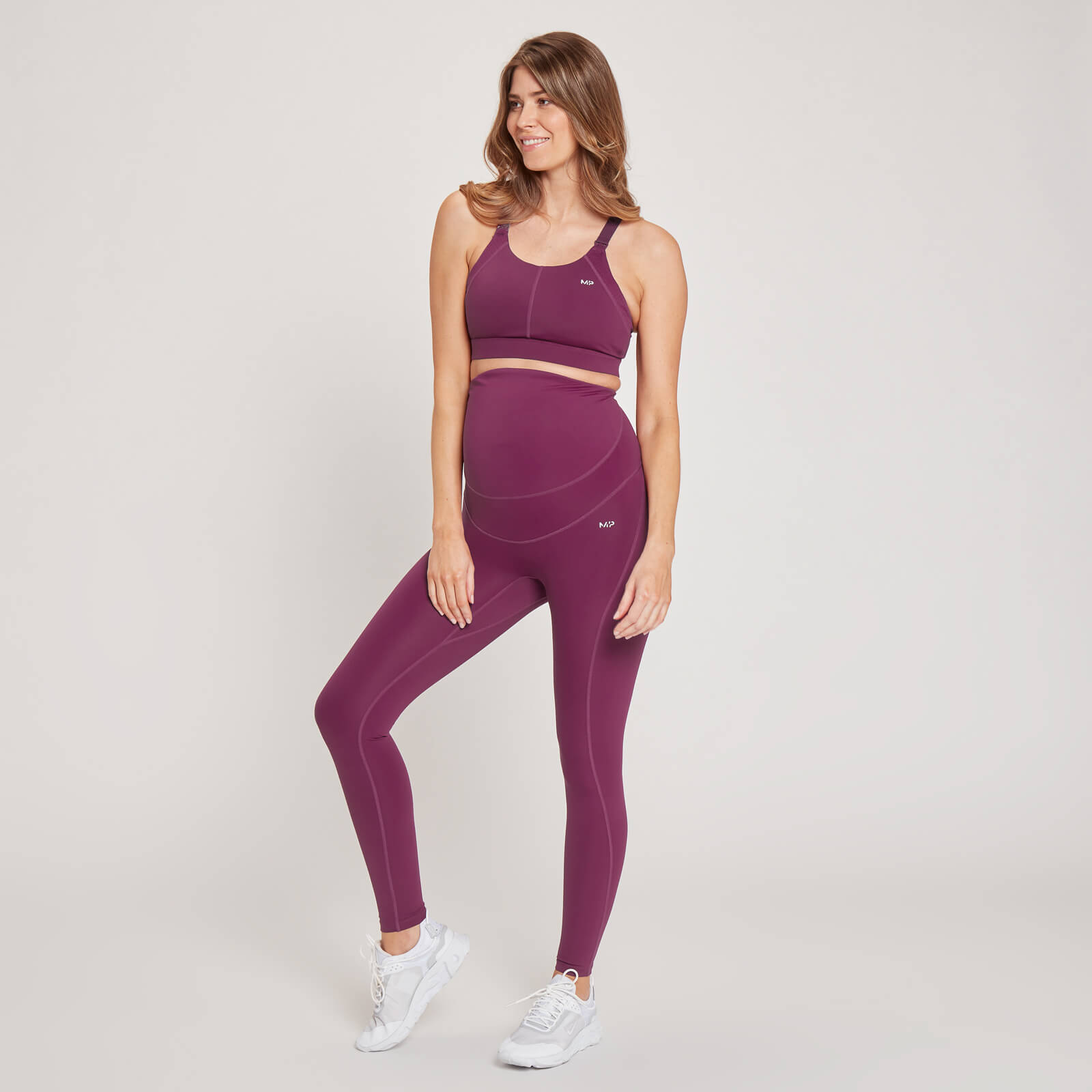 Brassière de sport de maternité/d’allaitement MP pour femmes – Violet foncé