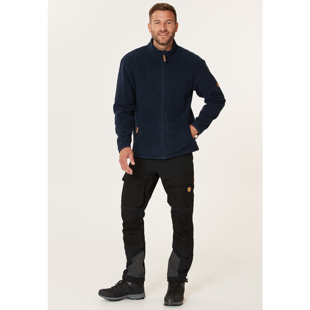 Gipfelglück Fleecejacke Michl für Herren, atmungsaktiv und schnelltrocknend