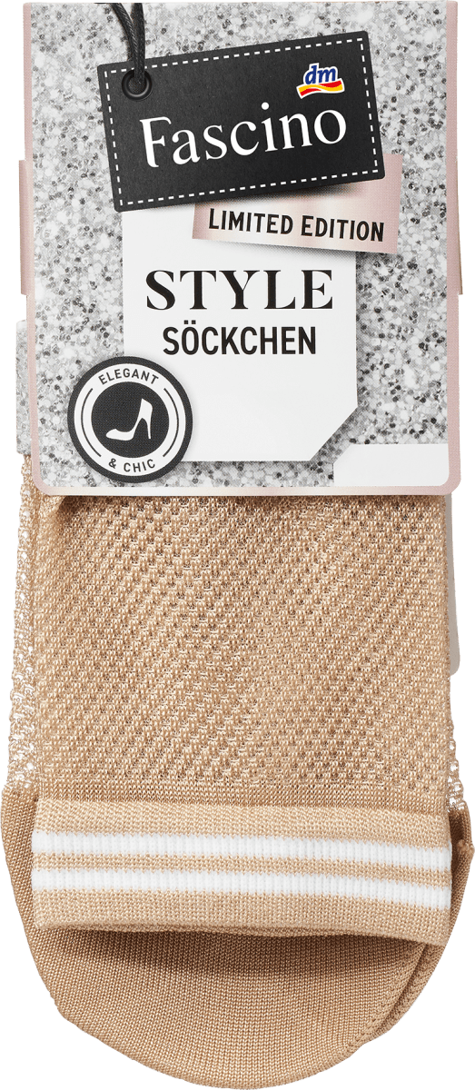 Socken mit Netz-Optik beige Gr. 39-42, 1 St