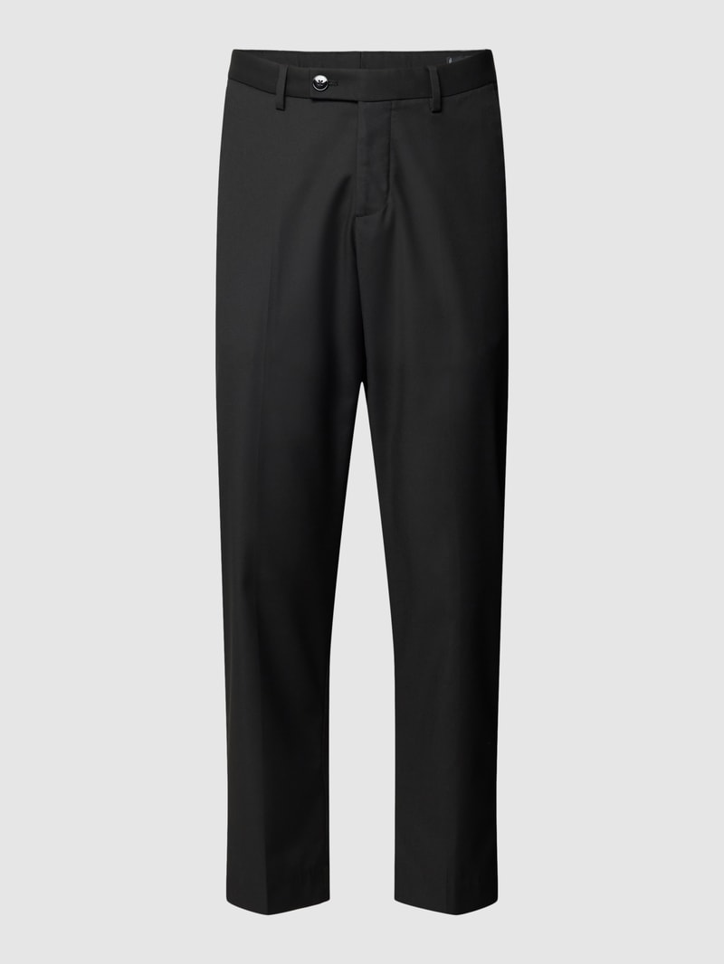 Slim Fit Anzughose mit Eingrifftaschen Modell 'sveta' in schwarz