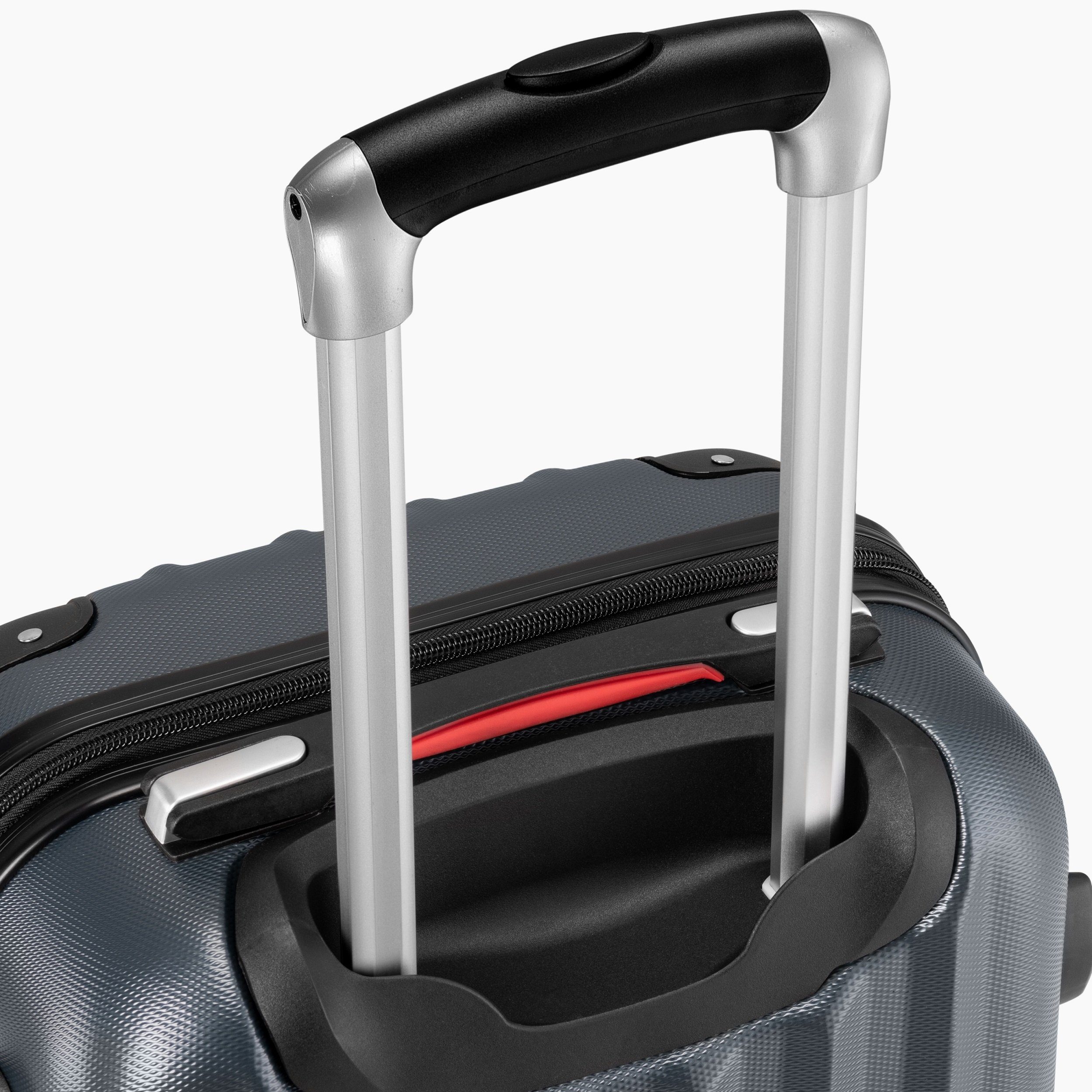 *KOFFER-BARON* Hartschalen-Trolley Kofferset Basic Hartschalenkoffer-Set 3-tlg. (M/L/XL) ABS, grau