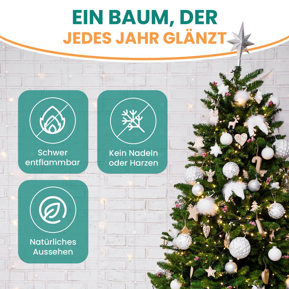 Gartenpirat Gartenpirat Tannenbaum 180 cm BonTree Weihnachtsbaum
