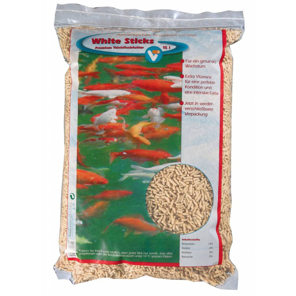 Velda White Sticks Premium Fischfutter 15L kaufen