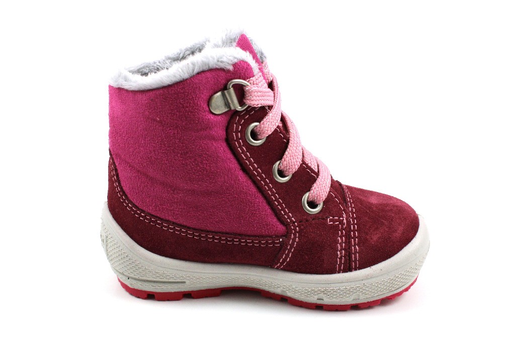 SUPERFIT Mädchen Sandalen rot Stiefelette Leder - GROOVY