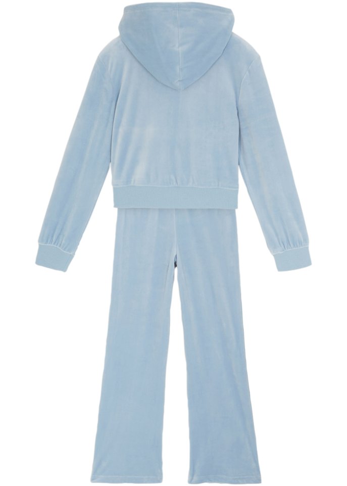 Mädchen Velours-Jogginganzug (2-tlg.Set)