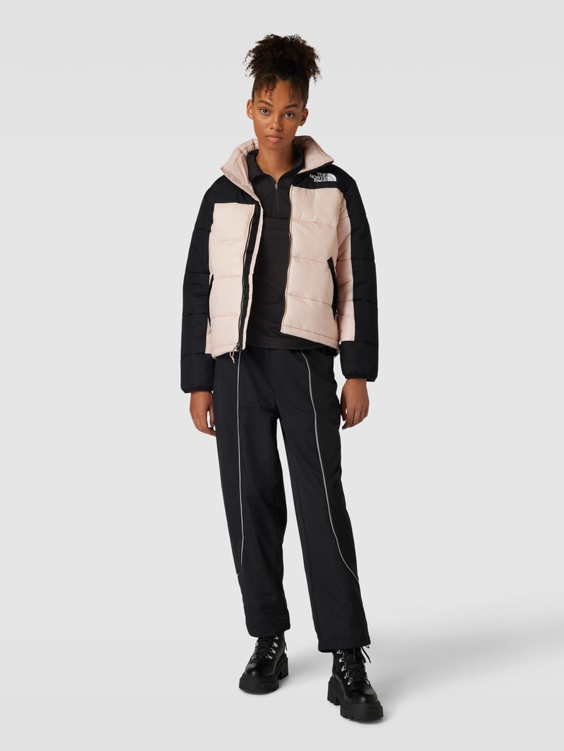 Sweatshirt mit Label-Print in schwarz