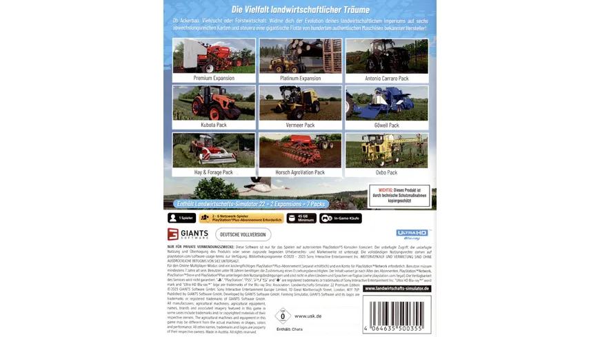 Landwirtschafts-Simulator 22 (Premium Edition)
