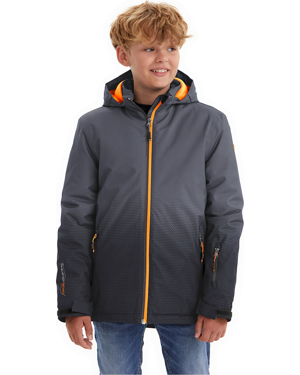 Winterjacke LYNGE BYS JCKT E mit Kapuze für Jungen