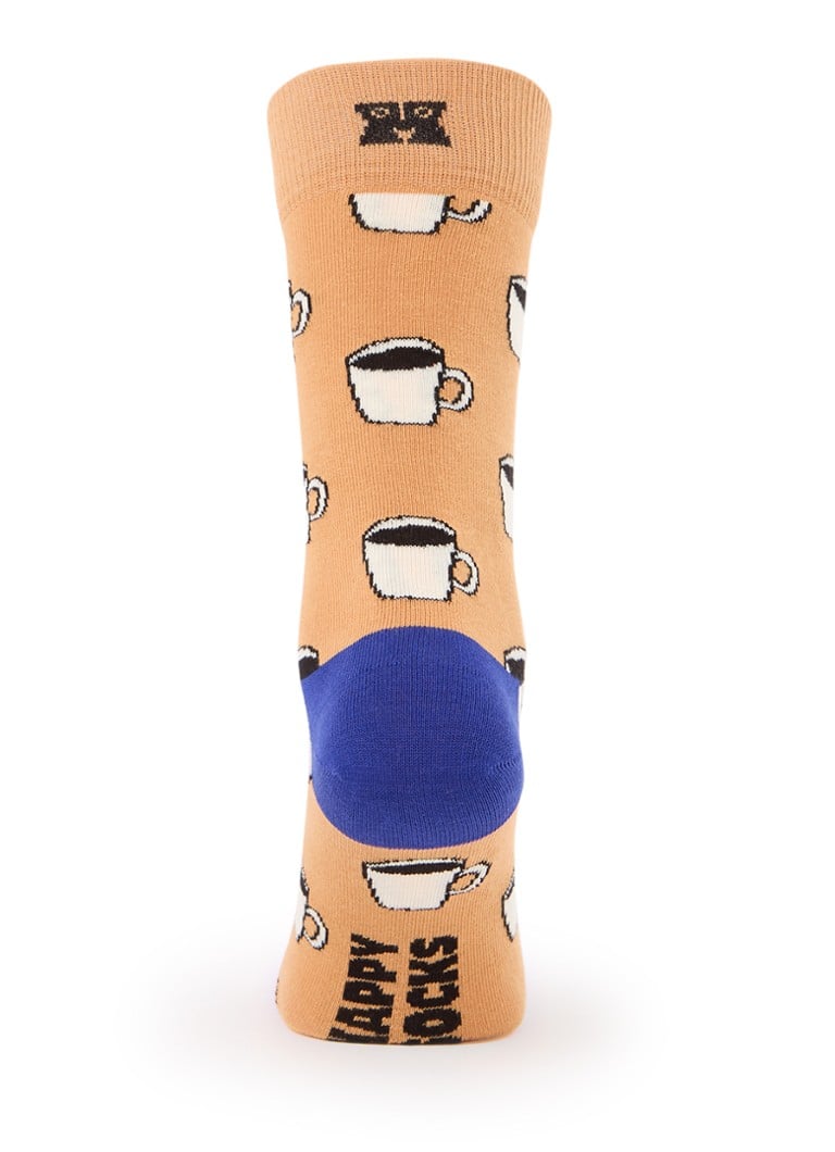 Șosete cu imprimeul „Happy Socks Breakfast”, vândute în pachete de 4 într-o cutie cadou.