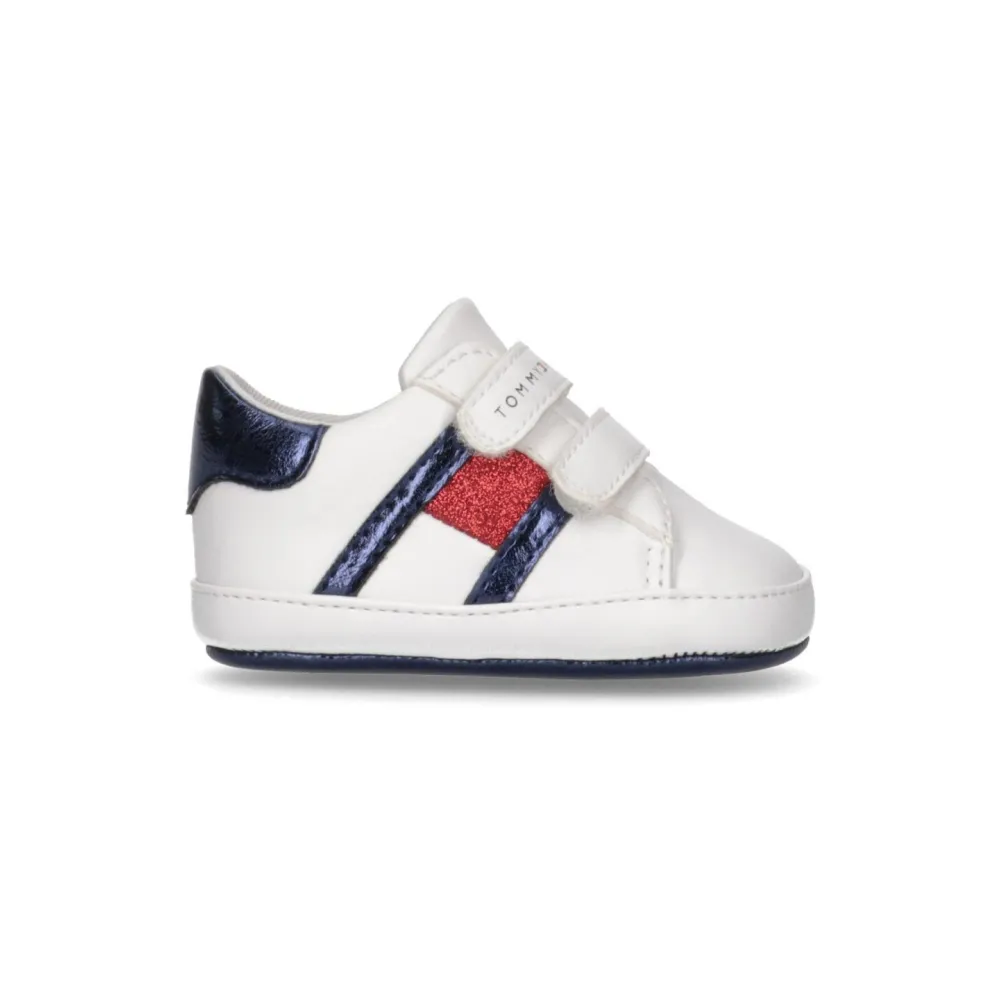 Tommy Hilfiger Krabbelschuh T0A4-33180-1528X336 / weiss