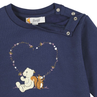 Sweatshirt, dunkelblau für Mädchen