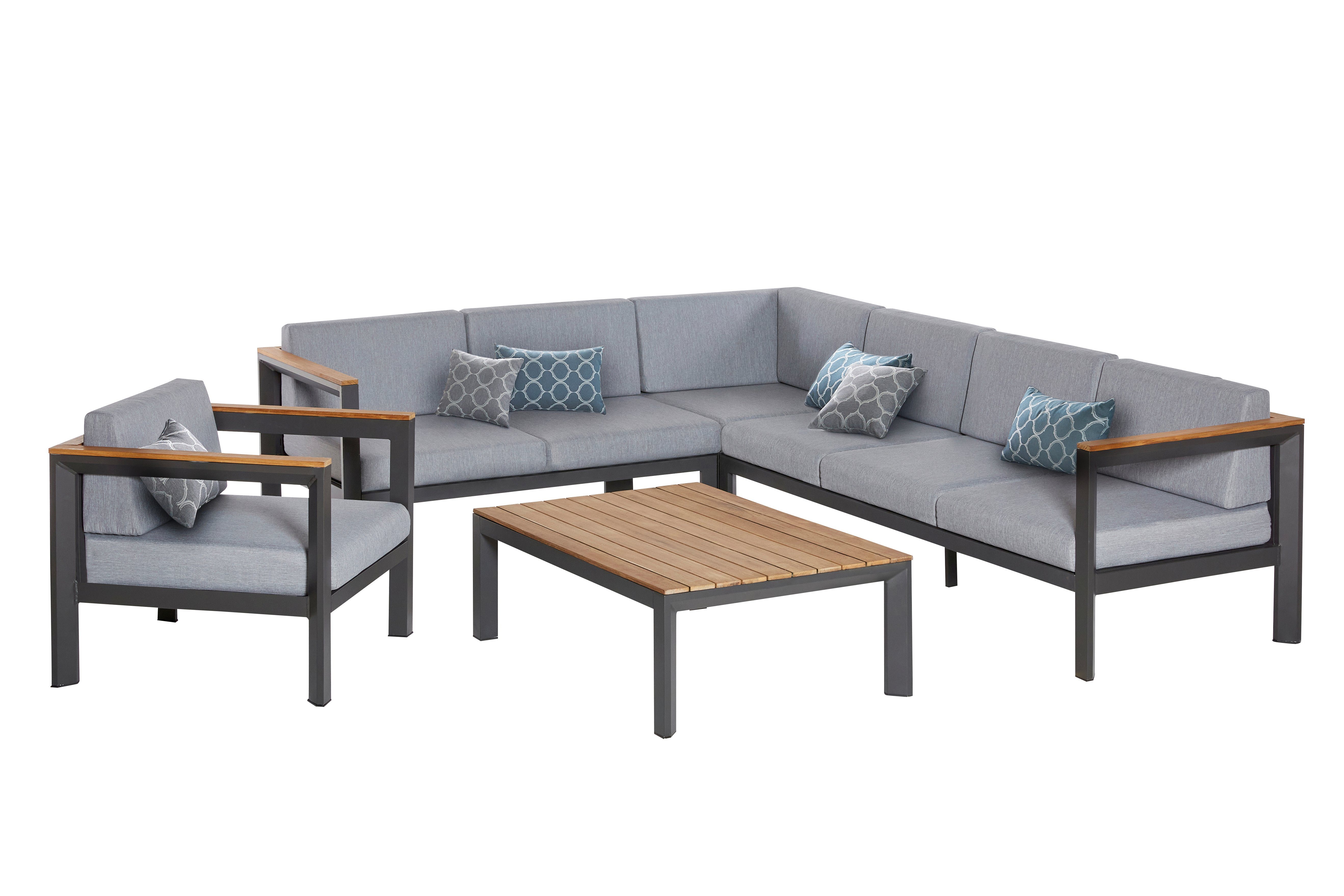 Timbers Gartenlounge-Set Boston, (5-tlg)