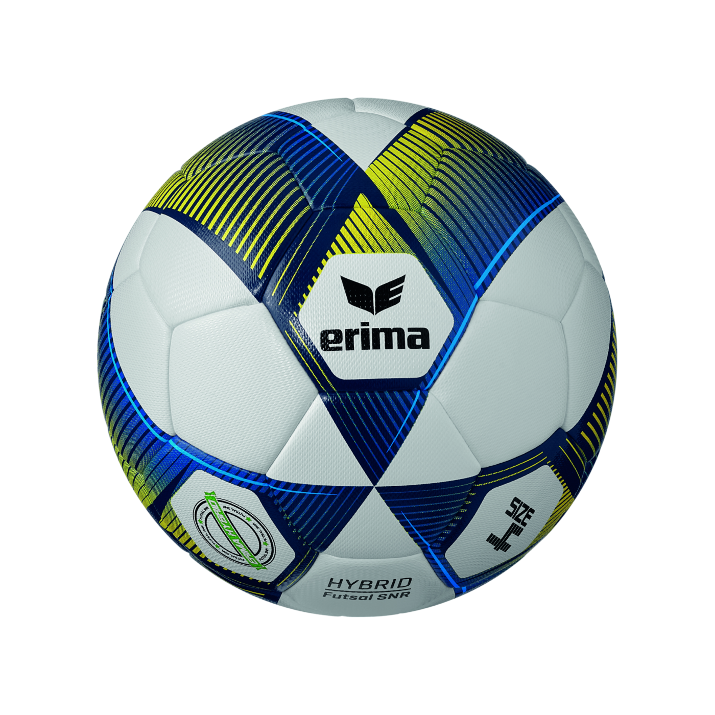 Erima Hybrid Futsal Trainingsball Blau Gelb