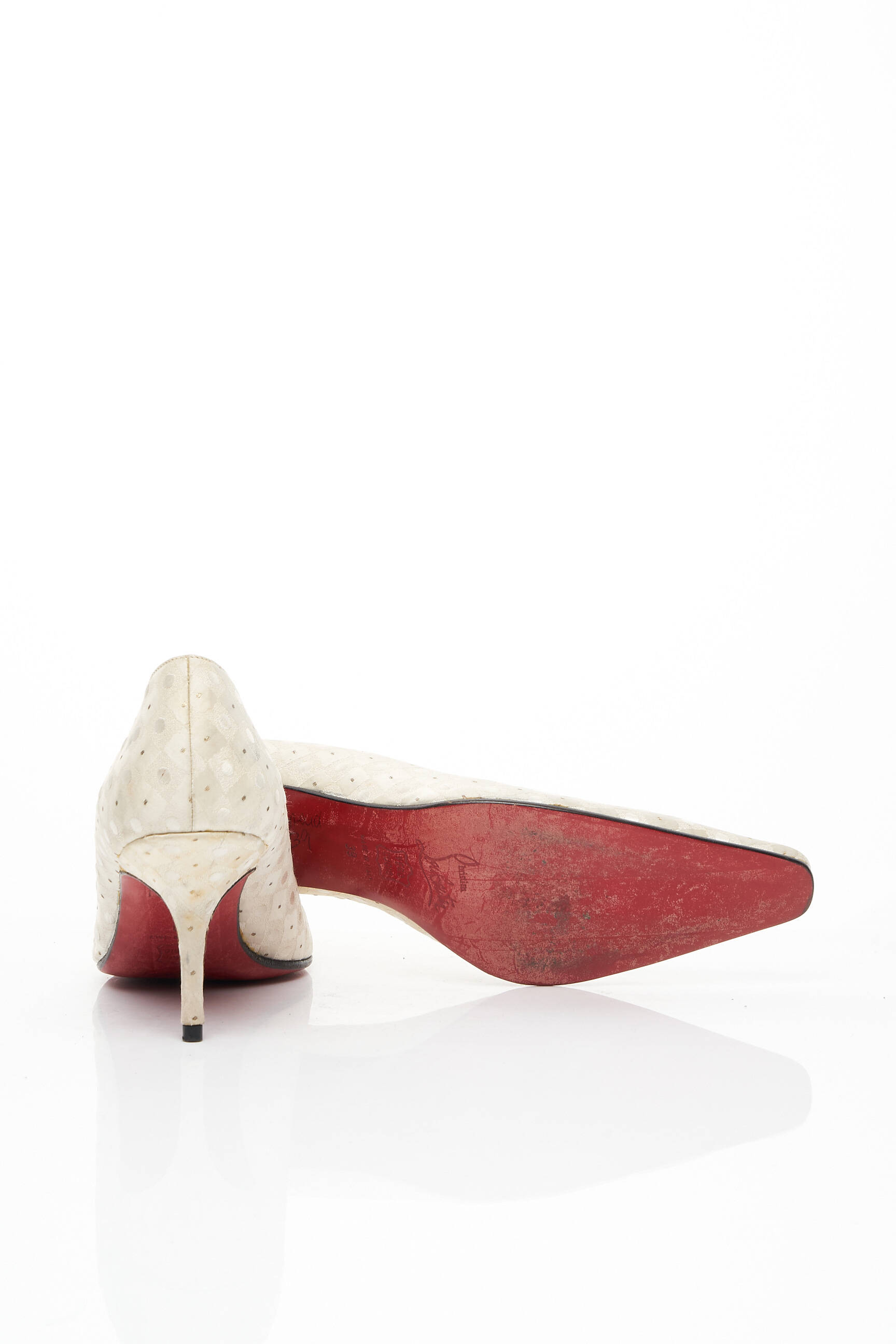 Christian Louboutin Escarpins Femme couleur beige