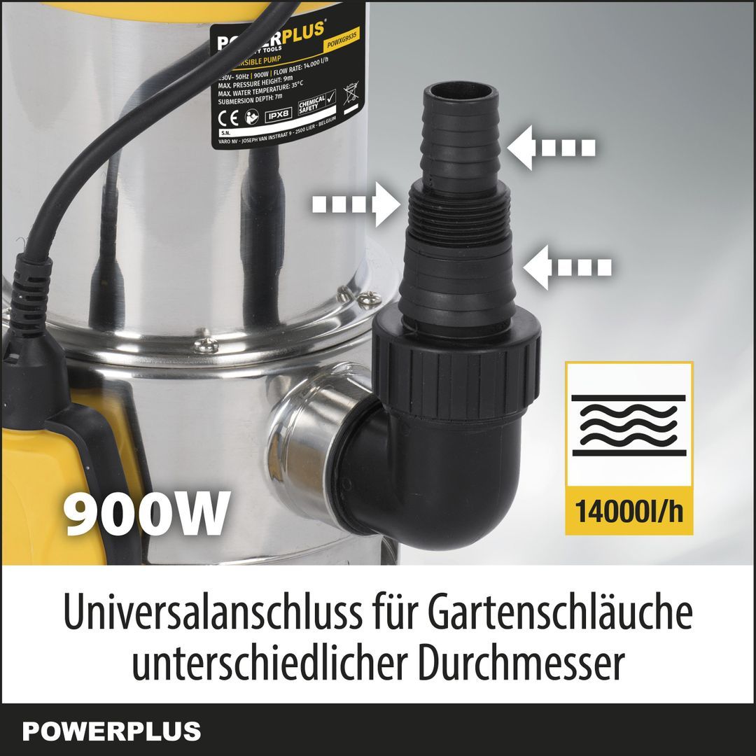 Powerplus Elektrische Wasserpumpe POWXG9535