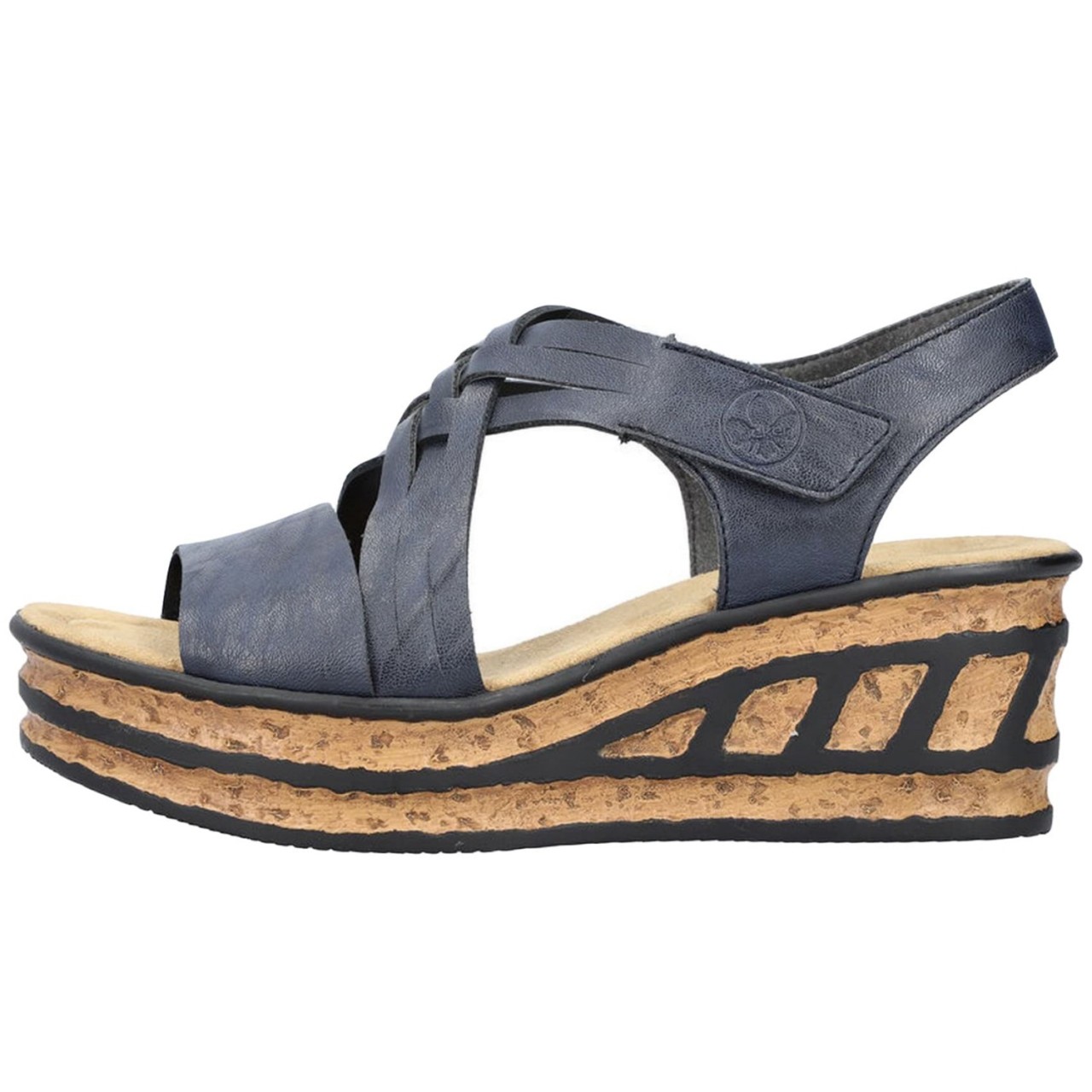 RIEKER Sling-Pumps blau