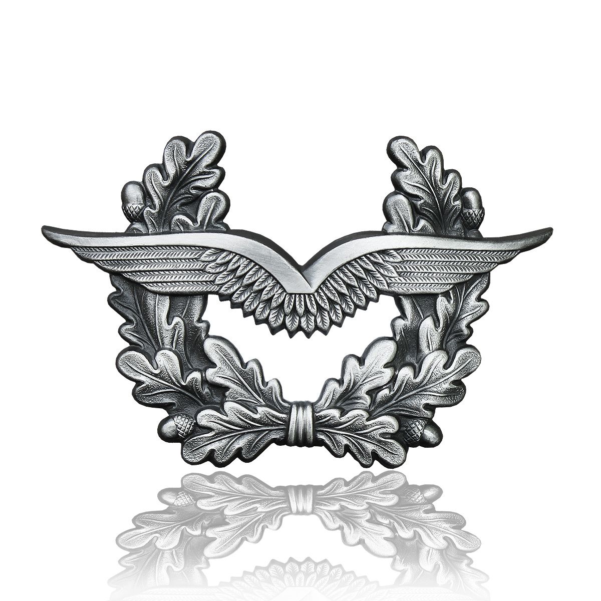 BW Mützenkranz Metall Luftwaffe