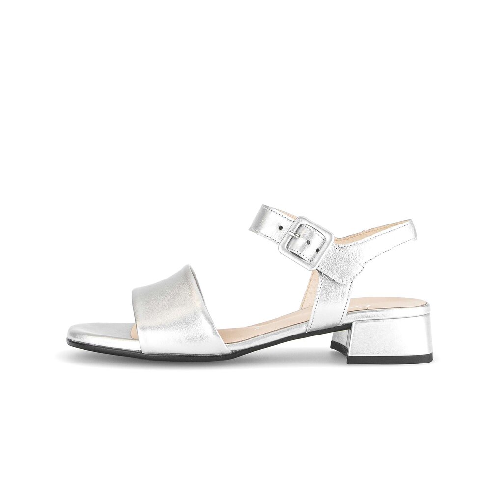 Gabor comfort Riemchensandale silber