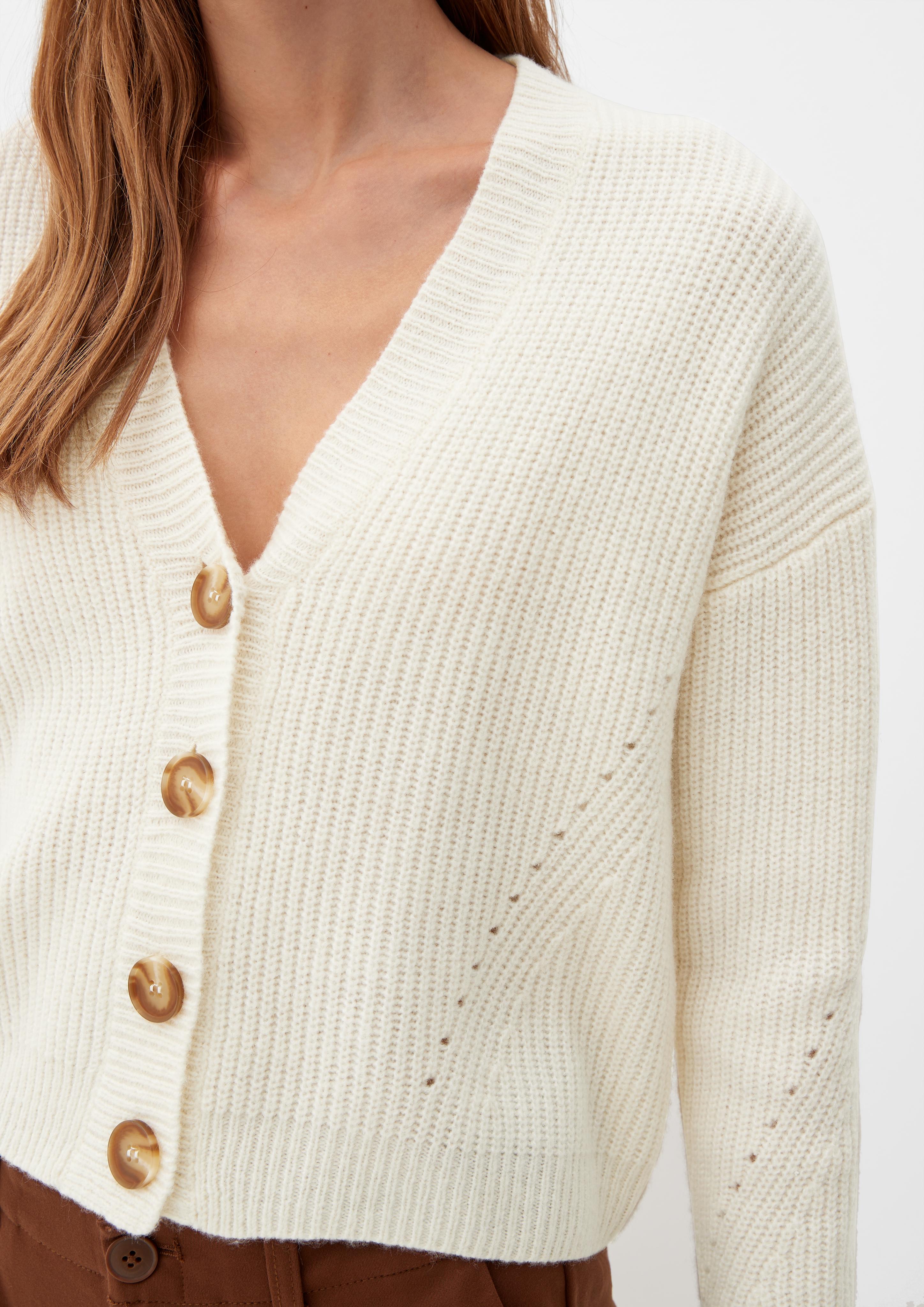Strickjacke aus Wollmix  2120594-0210