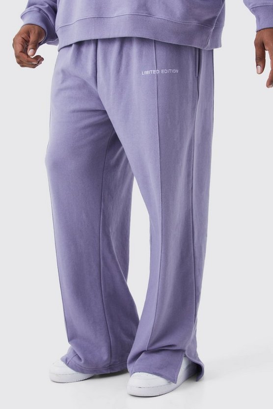 Plus lockere Jogginghose mit geteiltem Saum