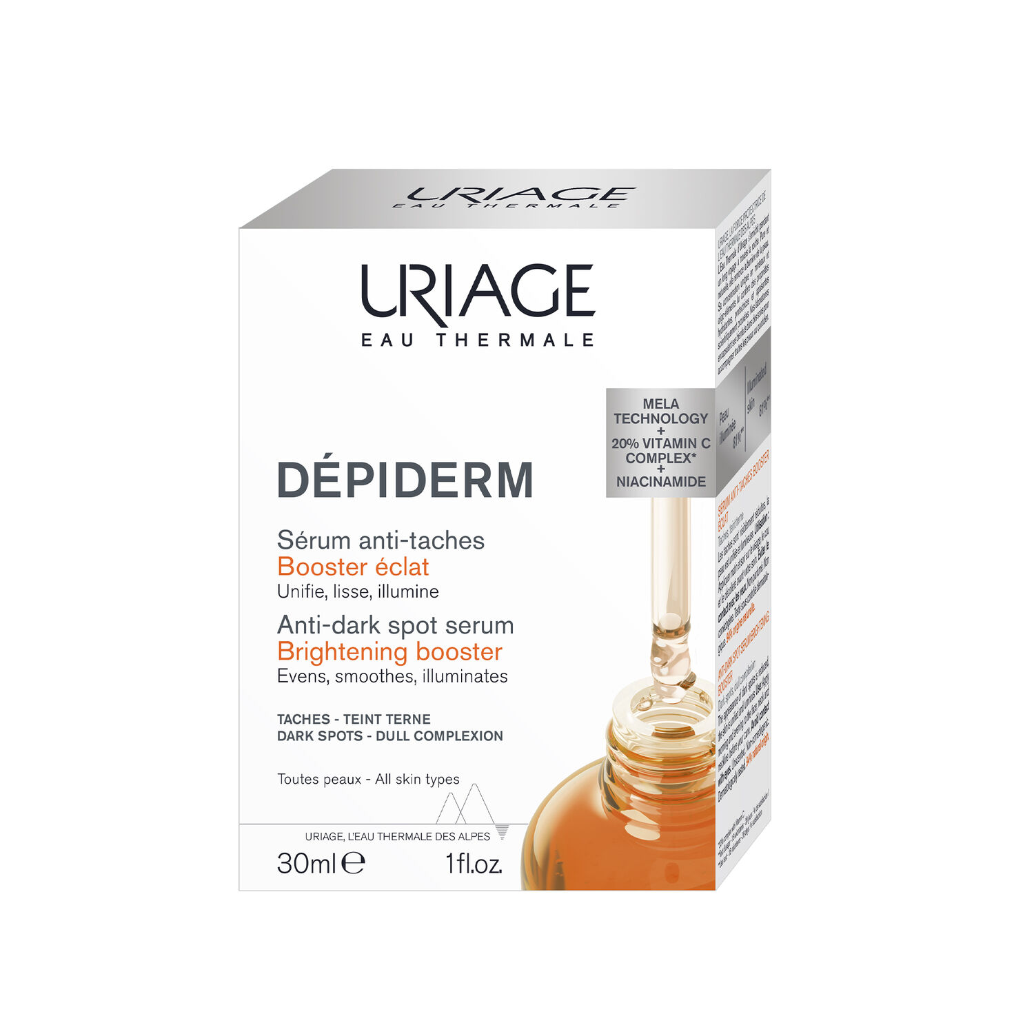 Uriage Depiderm Sérum Anti-taches Booster d'Eclat