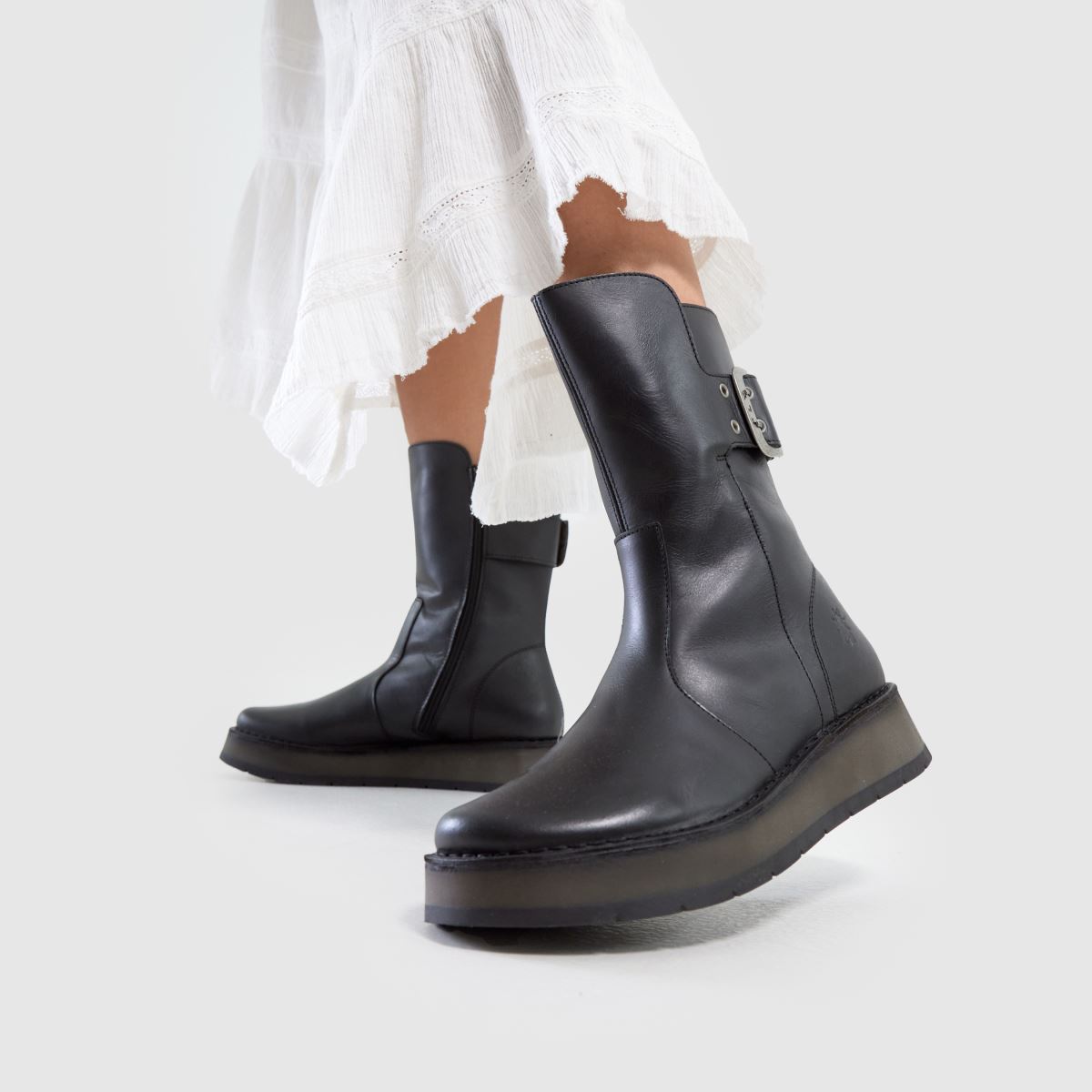 Fly London – Svarta, raka vadstövlar