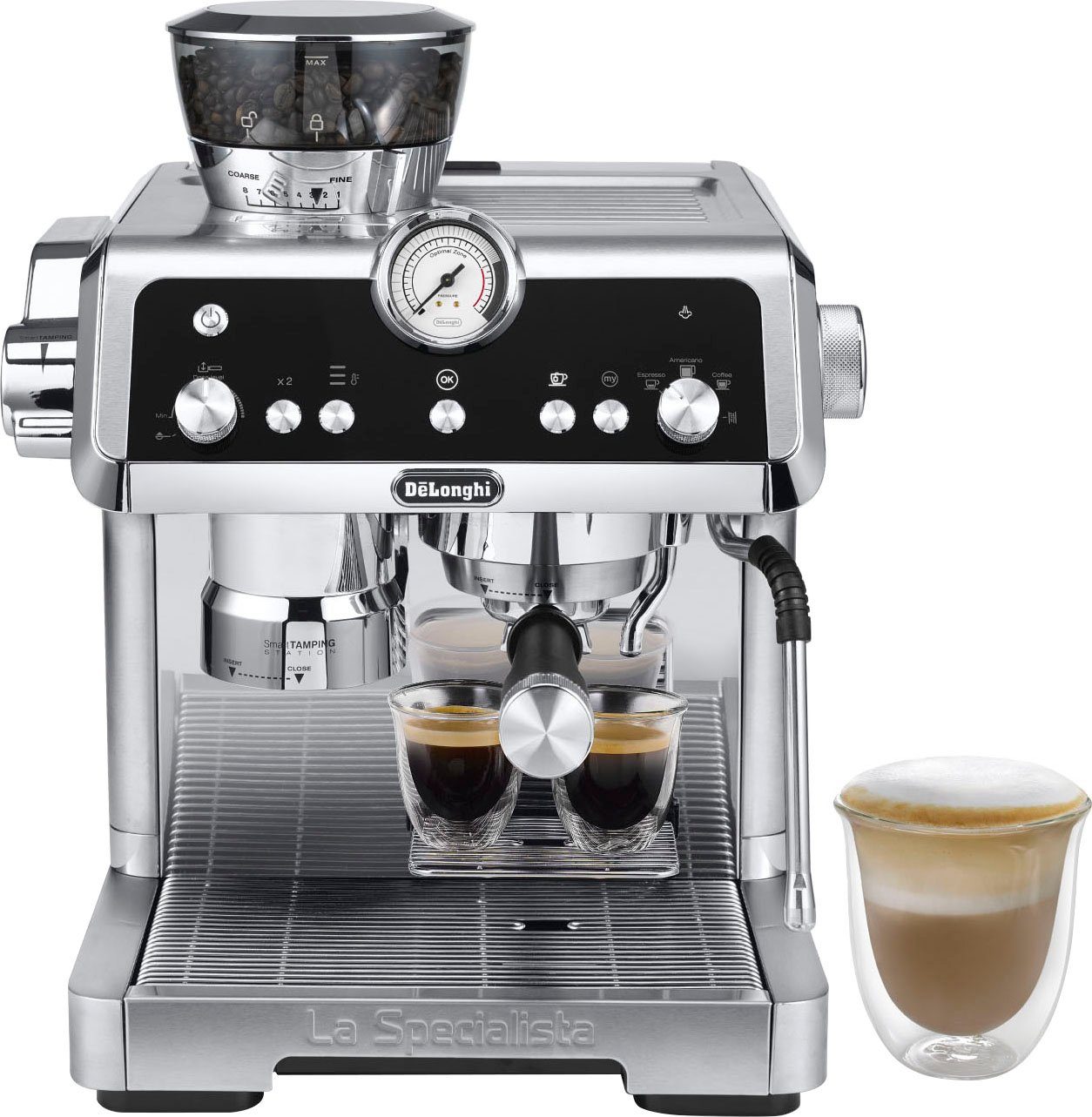 De'Longhi Espressomaschine La Specialista Prestigio EC9355.M, integriertes Mahlwerk, inkl. Selezione Espresso im Wert von UVP € 6,49