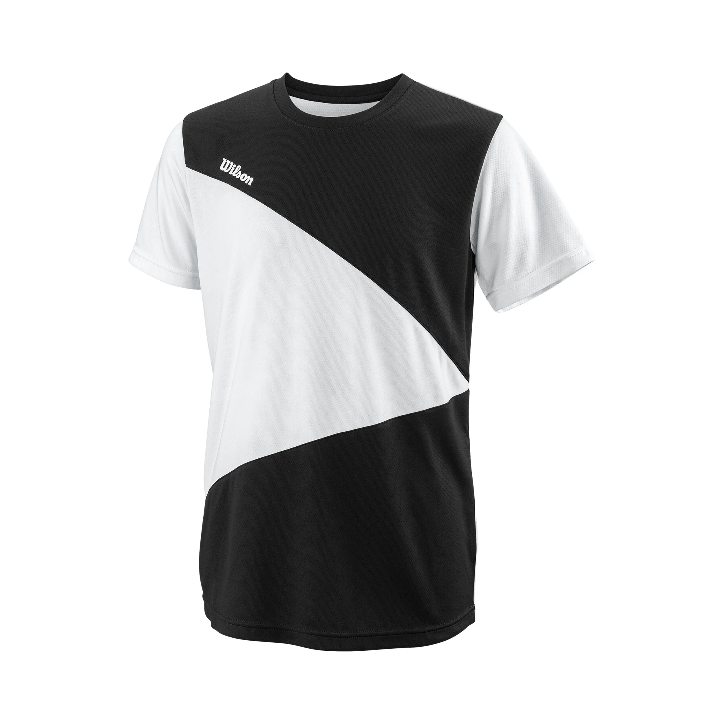 Team T-Shirt Jungen - Schwarz, Weiß