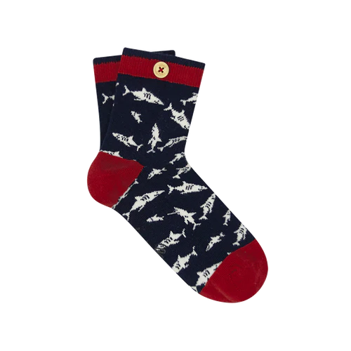 Jules & Léa navy blue socks