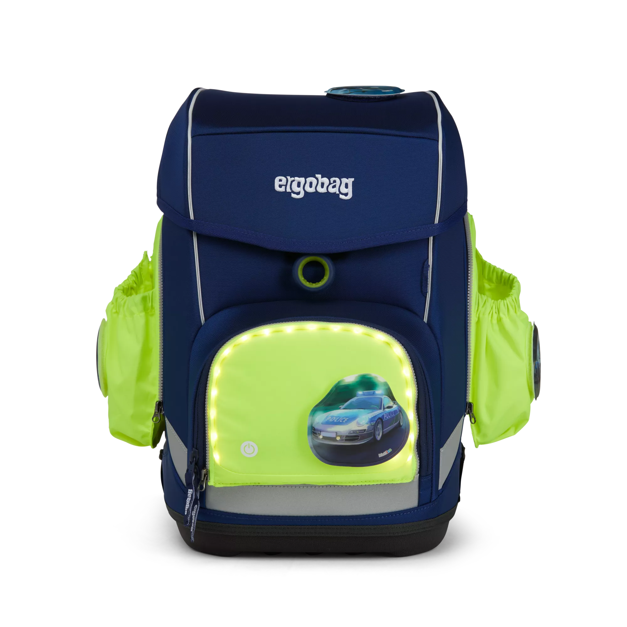 ergobag Fluo LED Seitentaschen-Set Gelb