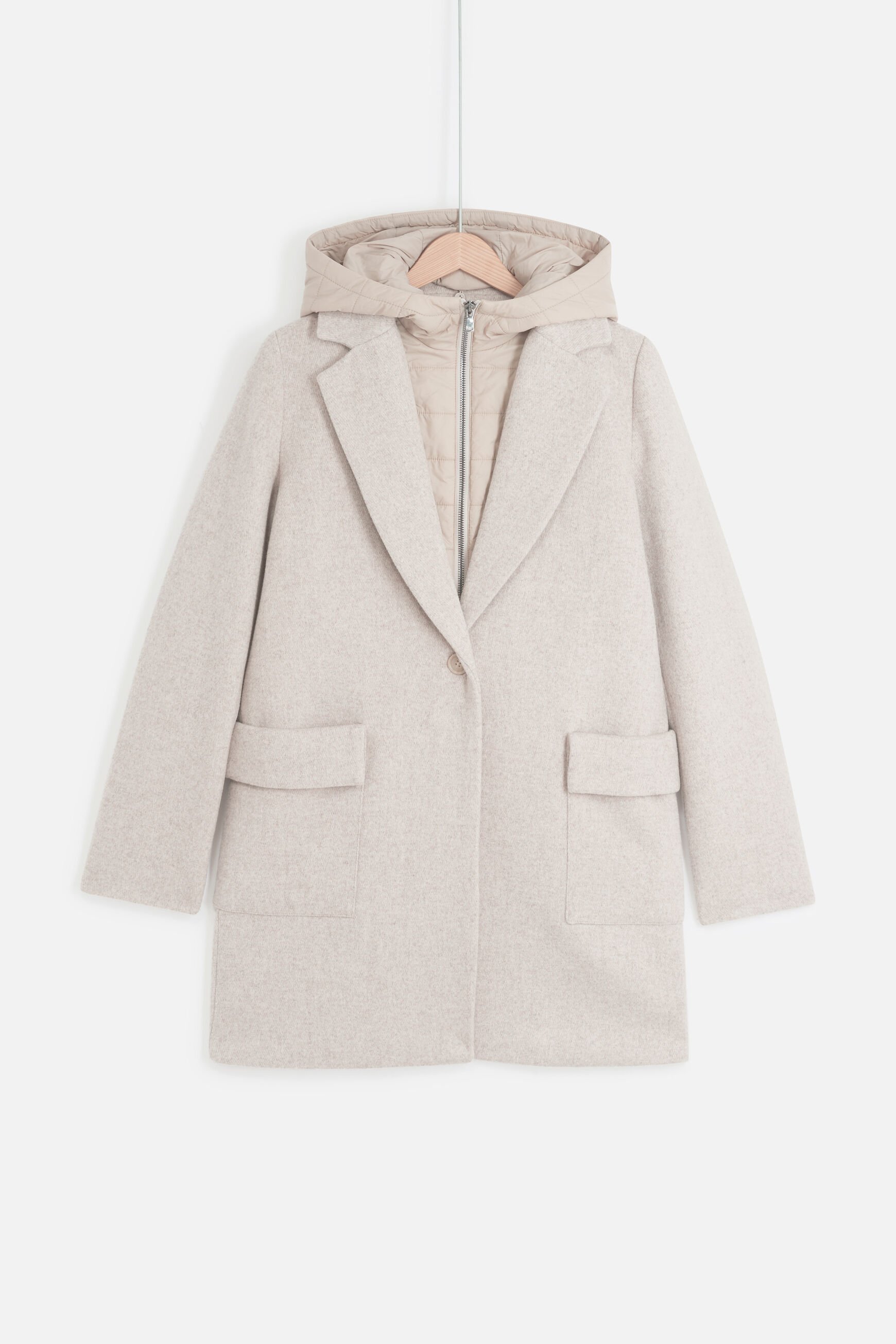 manteau jules beige femme