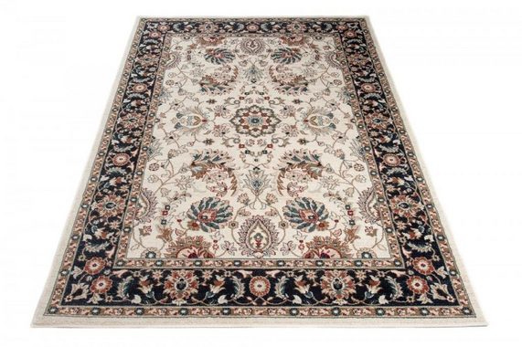 Orientteppich Oriente Teppich - Traditioneller Teppich Orient Grau Beige, Mazovia, 60 x 100 cm, Geeignet für Fußbodenheizung, Pflegeleicht, Wohnzimmerteppich