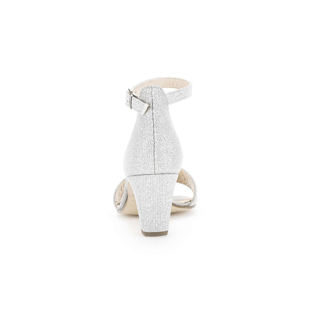 Gabor fashion Riemchensandale silber