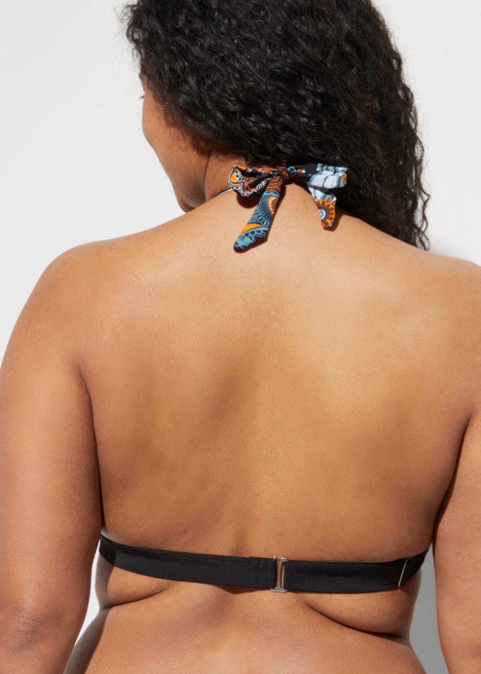 Neckholder Bikini Oberteil aus recyceltem Polyamid