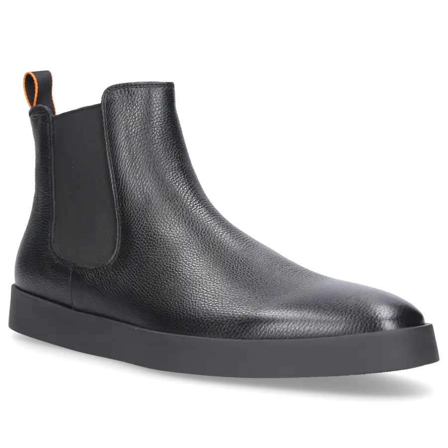 Santoni - Chelsea Boots 17833 Kalbsleder - schwarz
