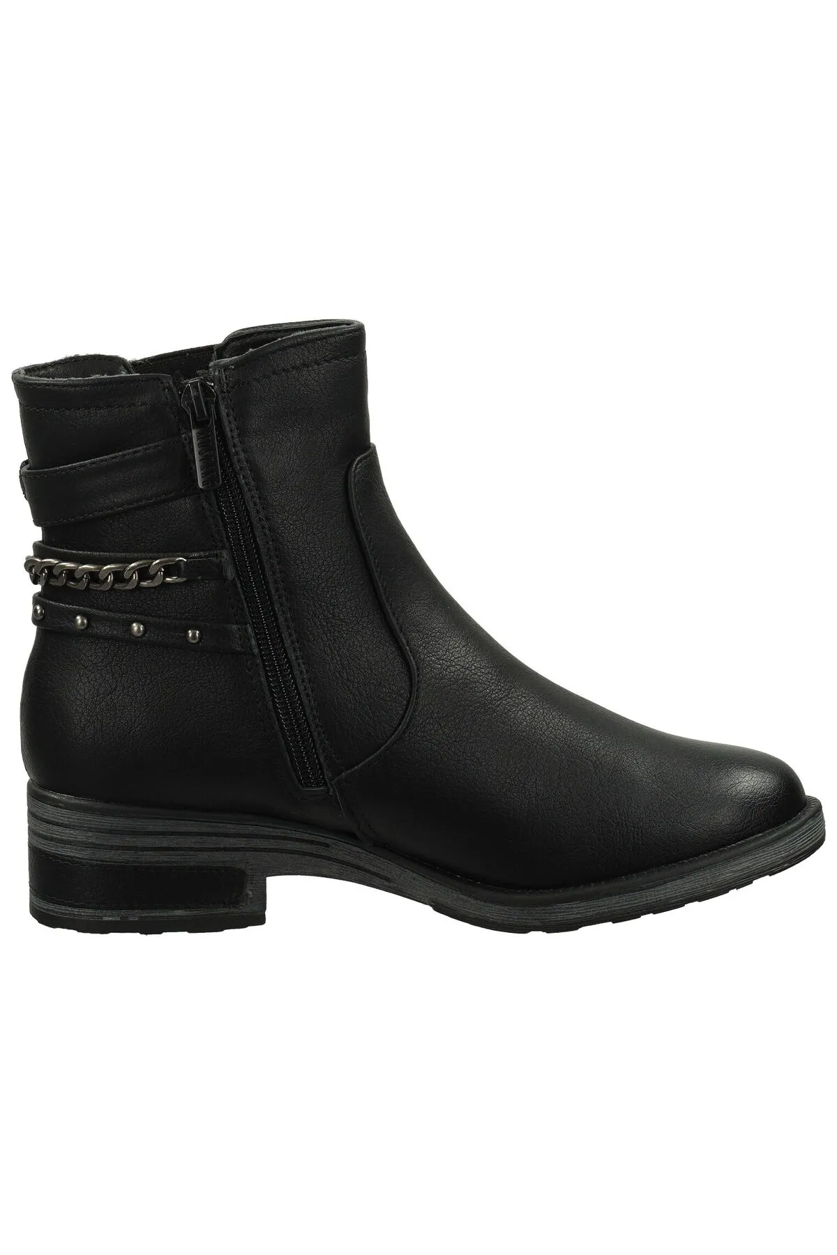 Mustang  Stiefelette - Schwarz - Blockabsatz