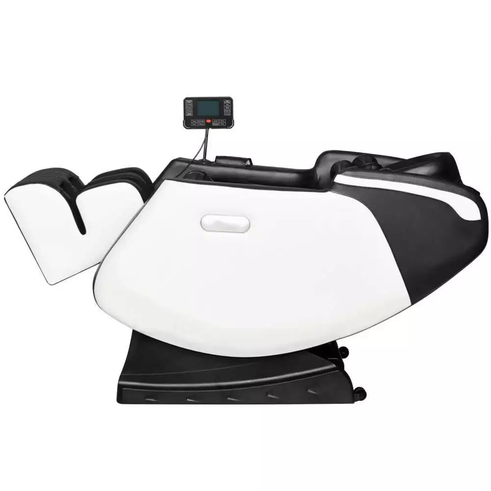 Happy Home Elektrischer Massagesessel mit Airbag-Massage, Schwarz / Off-White