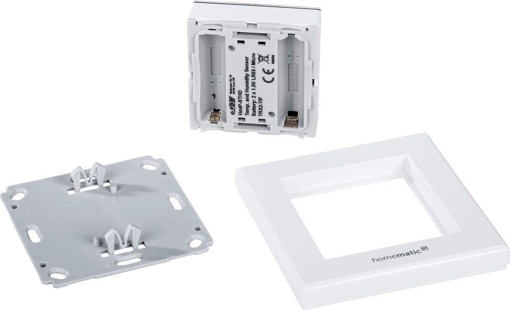 Homematic IP Temp.- und Luftfeuchtigkeitssensor Display –innen (150180A0) Smart-Home-Zubehör