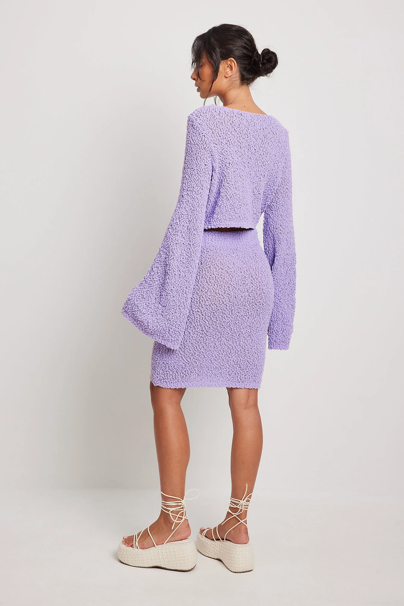 Gekürzte Strickcardigan mit Kettendetail