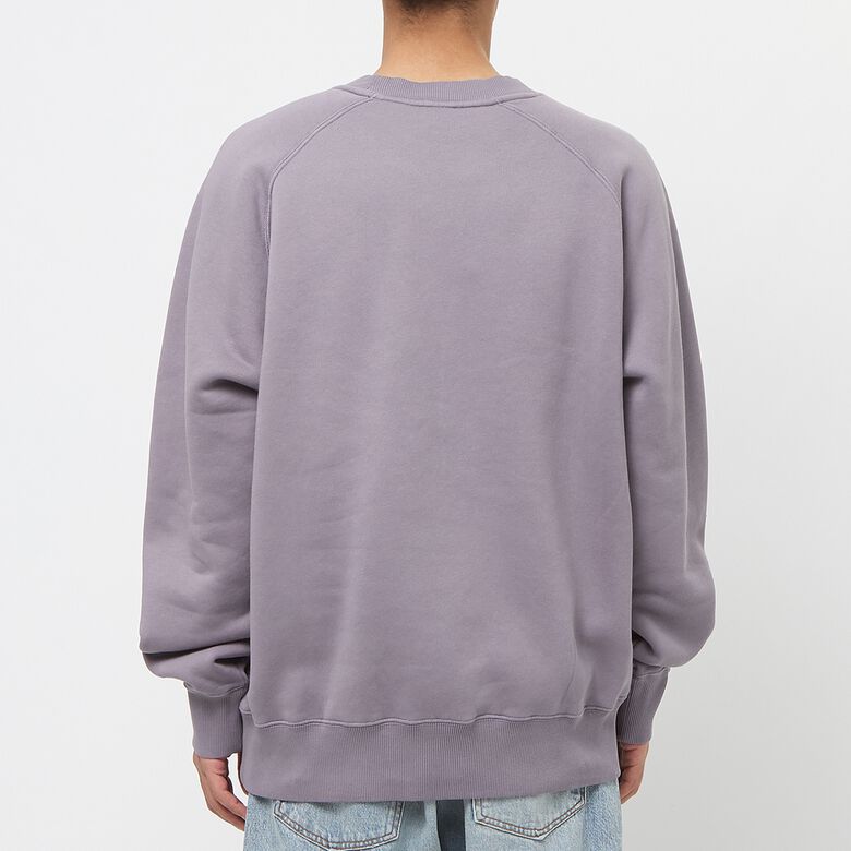 Norse Projects Marten Relaxed Organic Raglan Sweatshirt dusk purple