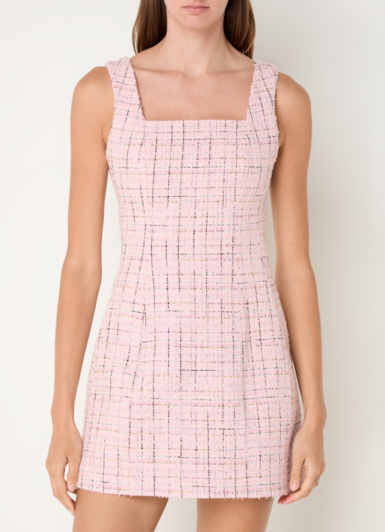 Rochie mini Maje cu efect de tweed și lurex.