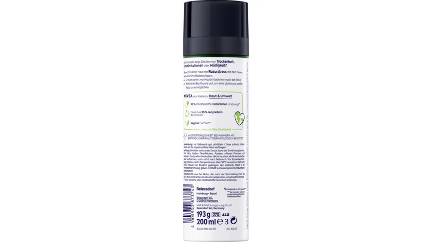 NIVEA MEN Sensitive Pro Rasierschaum 200 ml