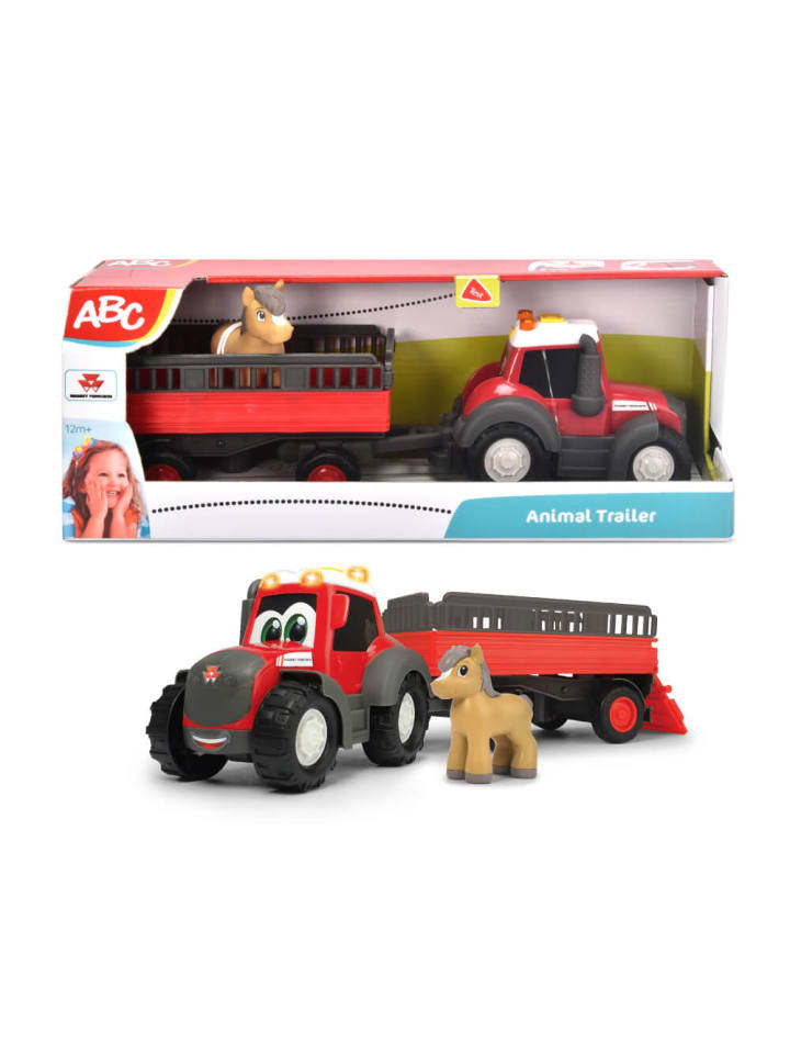 Dickie Toys Spielzeugauto Ferguson Traktor mit Pferdeanhänger günstig kaufen onesize